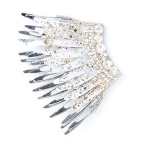 Mignonne Gavigan Silver & Gold Splatter Mini Madeline Earrings